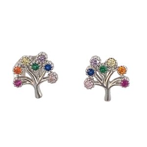 925 MULTI COL TUBE SET MILLGR TREE OF LIFE STUDS  <br/>M13053