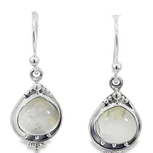 925 LEMON QRTZ TEARDROP BOHO DROP EAR  32X12 3.9g <br/>M13079