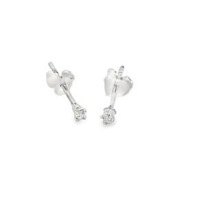 925 CZ 4 CLAW BASKET SET STUDS - 2MM - 0.42g