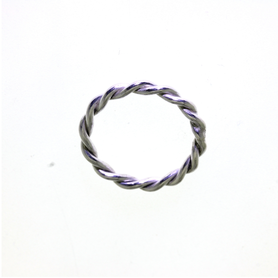 925 TWISTED ROPE WED BAND - 3MM <br/>M13517 - Image 2