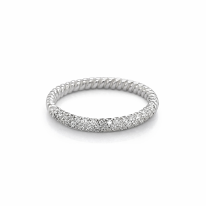 925 CZ PAVE ROPE ETERNITY BAND - 2.7MM <br/>M13531