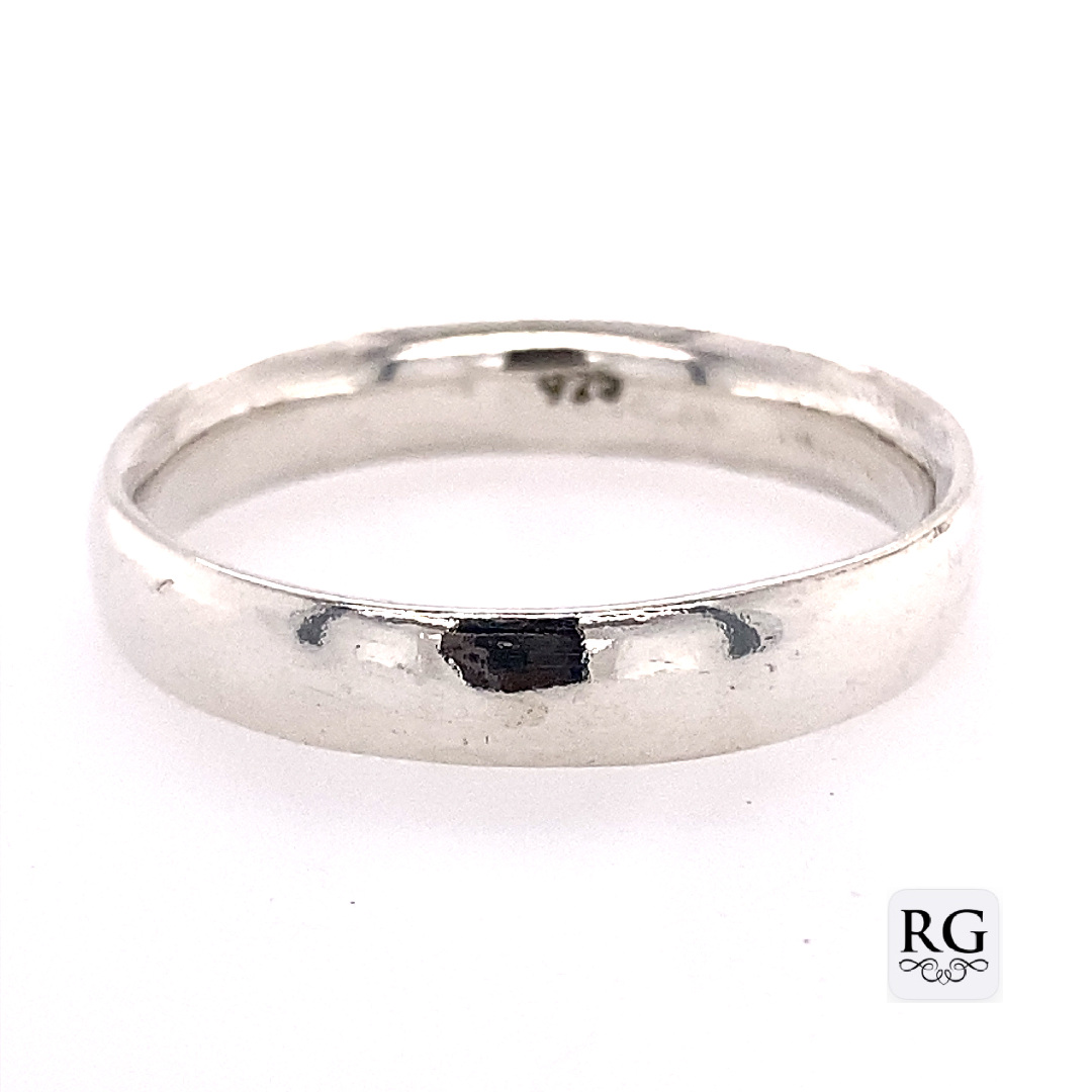 925 PLAIN COMFI-FIT WED BAND - 4MM <br/>M13534