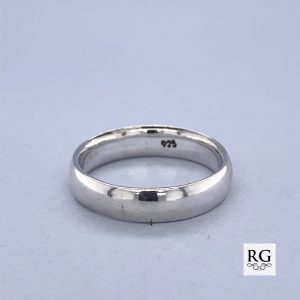 925 PLAIN COMFI-FIT WED BAND - 5MM <br/>M13535