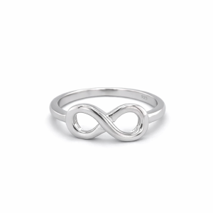 925 PLAIN OPEN INFINITY RING - 6MM <br/>M13634