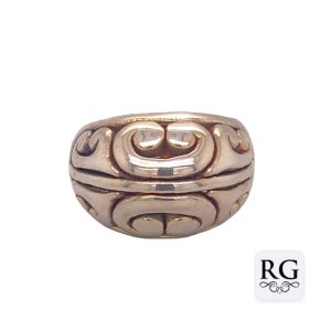 925 OXI ELECTROFORMING FILIGREE DOME RING - 17 <br/>M13642