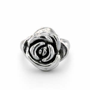 925 OXI ELECTROFORMING ROSE RING - 17MM  <br/>M13661