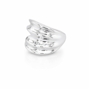 925 ELECTROFORM RAISED 4 BAND RING - 18MM <br/>M13918
