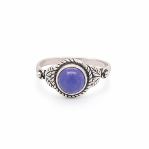 925 OXI RND LAPIS VINTAGE RING - 10MM <br/>M13932