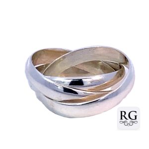 925 RUSSIAN WED BAND - 4MM - S <br/>M14069
