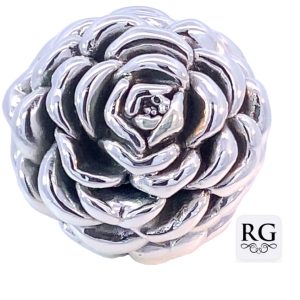 925 OXI ELECTROFORM BULKY ROSE RING - 36MM <br/>M14071