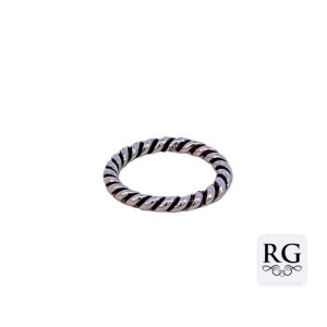 925 OXI TWISTED ROPE RING - 3MM <br/>M14128
