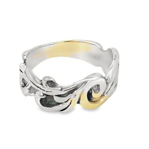 925 OXI FILIGREE VINTAGE SWIRLY RING - 9MM <br/>M14163