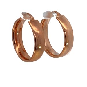 9CT RG HOL OVAL TUBE HINGE HOOPS - 26X6 - 2.4g  <br/>M1532R