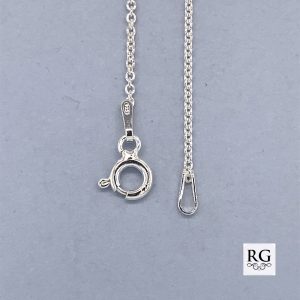 925 ANCHOR LINK ANKLE CHAIN - 1.3MM - 24CM - 1g <br/>M15501.24