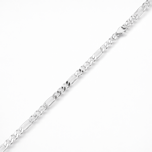 925 3X1 FIGARO BRACELET+CHAIN - 2.2MM  <br/>M15505