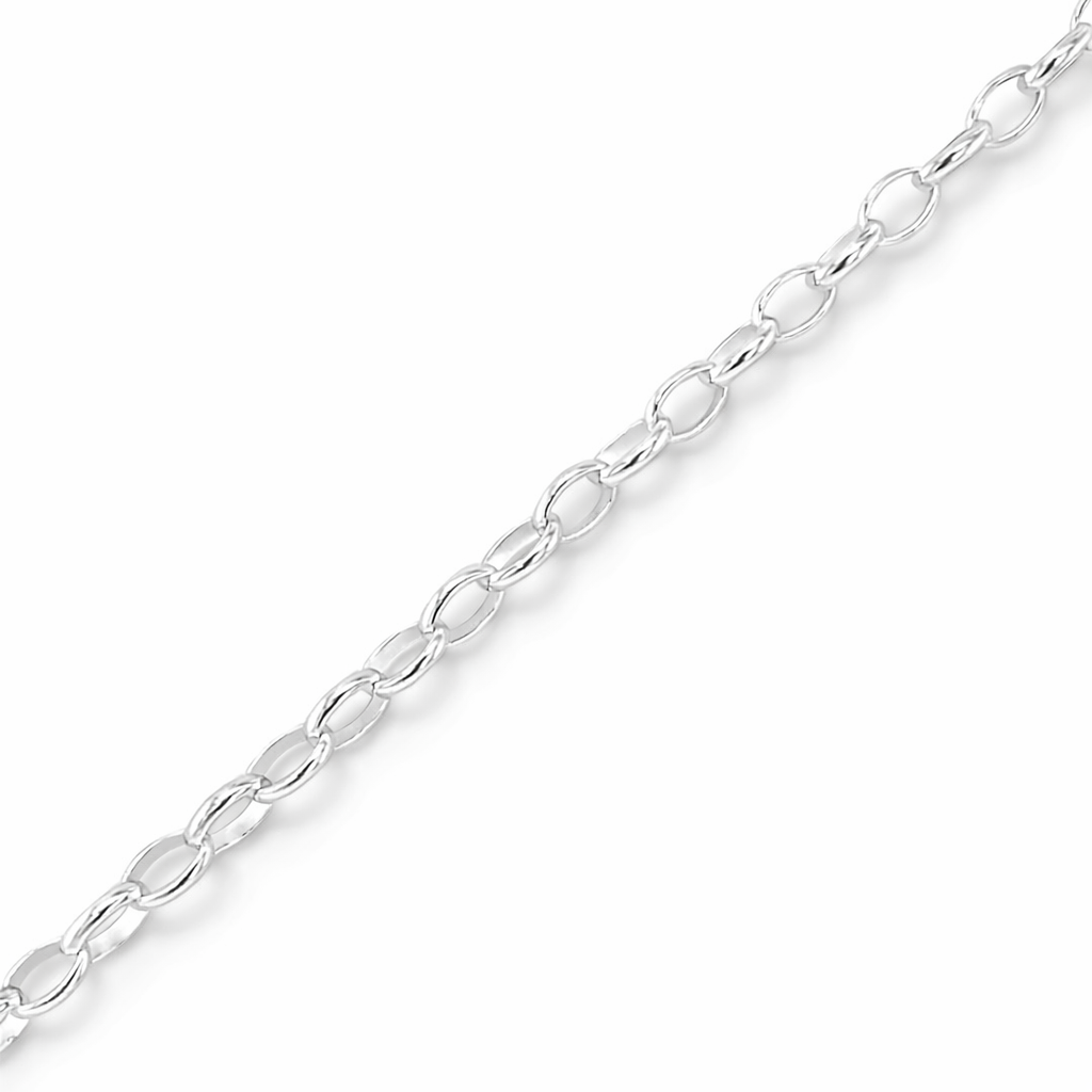 925 OVAL ROLO BRACELET+CHAIN - 2.8MM <br/>M15511