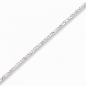 925 DIA CUT POPCORN CHAIN - 1.3MM <br/>M15512