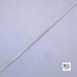 925 CURB LINK CHAIN - 1.1MM - 45+5CM - 1.8g <br/>M15513.45+5