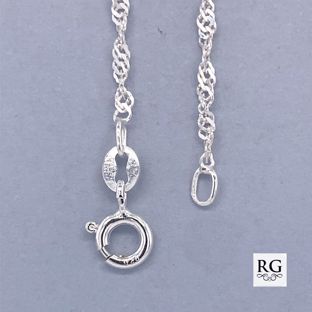 925 SINGAPORE CHAIN - 1.8MM <br/>M15514 - Image 2