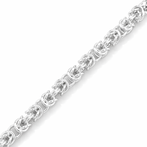 925 BEZENTINE BRACELET+CHAIN - 3.6MM <br/>M15526