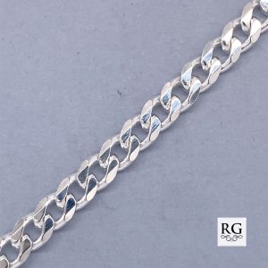 925 OVAL CURB LINK BRACELET+CHAIN - 4.2MM <br/>M15531