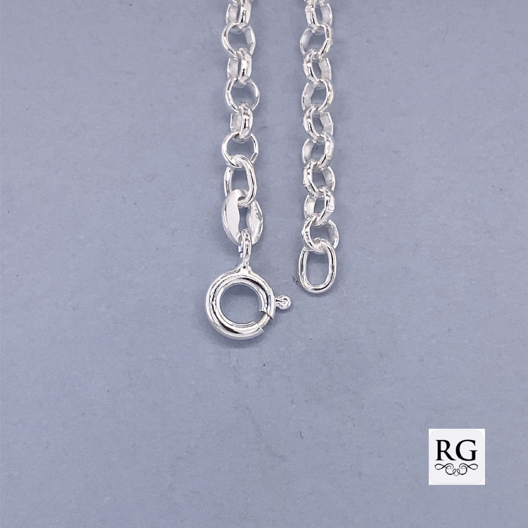 925 OVAL ID ROLO BRACELET - 6.8MM - 17CM - 3.96g <br/>M15535.17 - Image 2
