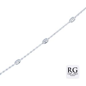 925 OVAL BALL ON ANCHOR BRAC+CHAIN - 2.6MM <br/>M15537