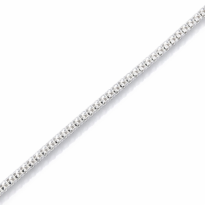 925 DIA CUT POPCORN CHAIN - 1.7MM  <br/>M15538
