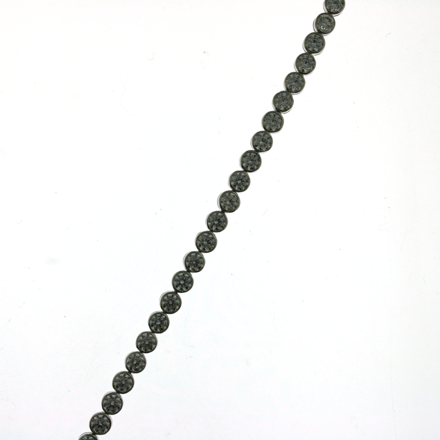 925 CZ TUBE SET TENNIS BRACELET - 5MM - 19CM <br/>M15555.19