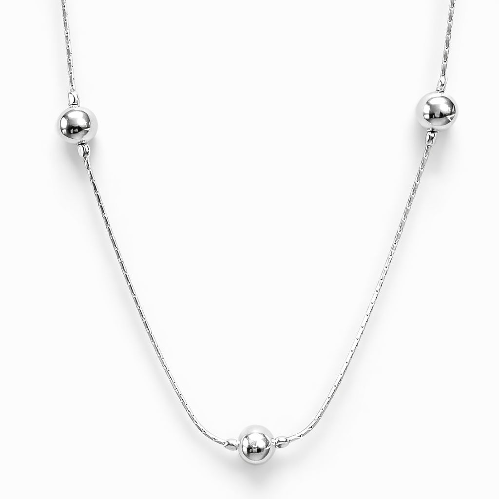 925 HOL BALLS ON SQ LINK LARET CHAIN - 10MM - 40g <br/>M15559.150