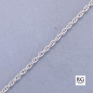 925 LOOSE ROPE ANKLE CHAIN - 1.6MM - 24CM - 1.5g <br/>M15560.24