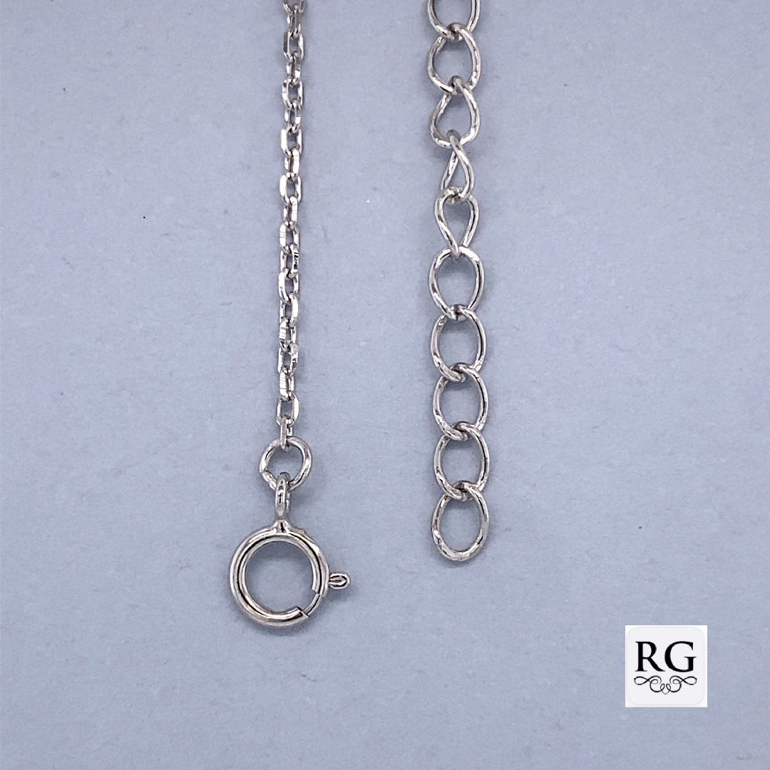 925 CZ PAVE BETHLEHEM STAR ANCHOR BRAC - 11+1.3MM <br/>M15569.17 - Image 2