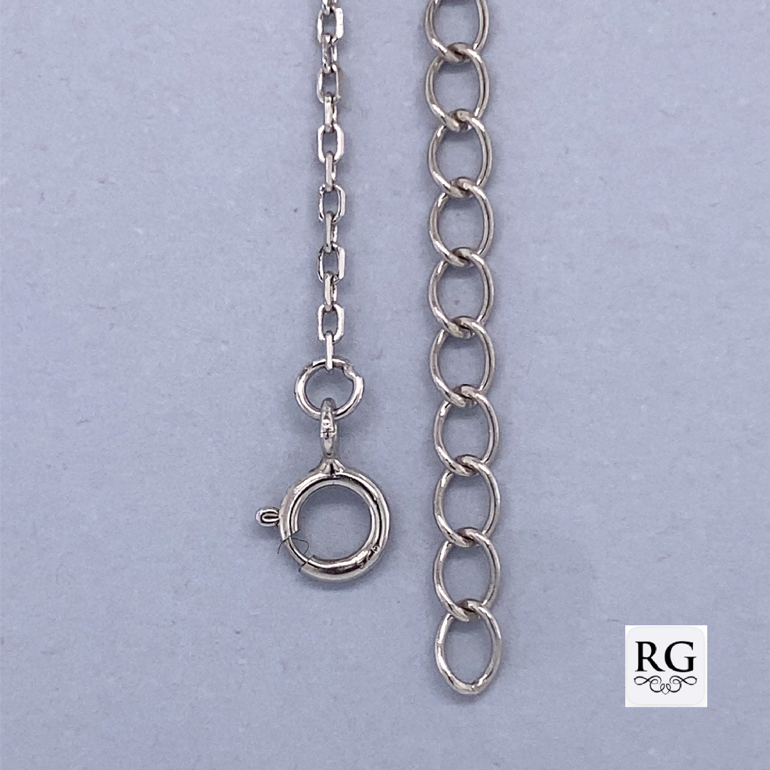 925 SYNTH OPAL+CZ PAVE BETHLEHEM STAR ANCHOR BRAC <br/>M15572.17 - Image 2