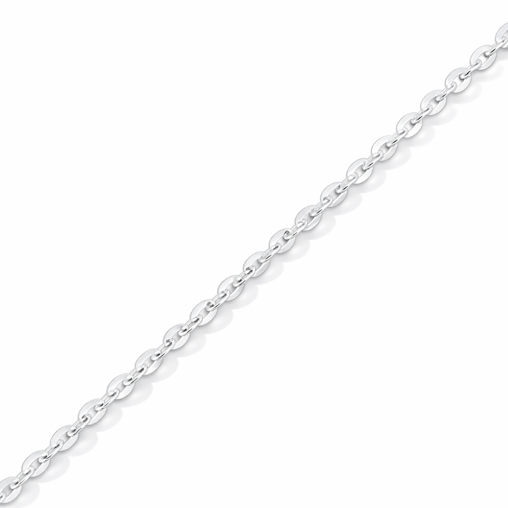 925 FLAT ANCHOR LINK BRACELET+CHAIN - 2MM <br/>M15585