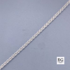 925 WHEAT LINK CHAIN - 2.5MM <br/>M15589