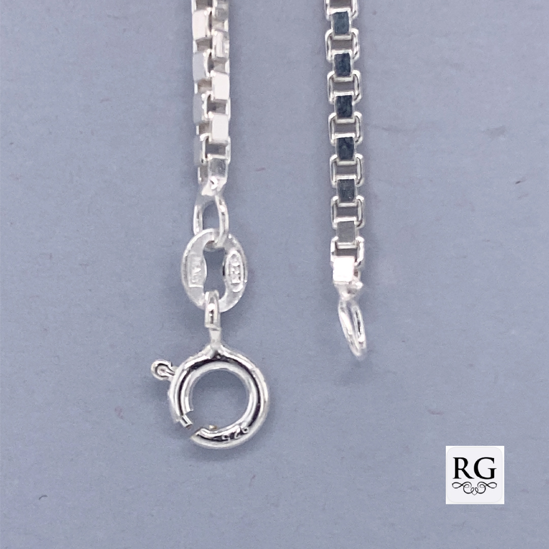 925 BOX CHAIN - 2MM <br/>M15591 - Image 2