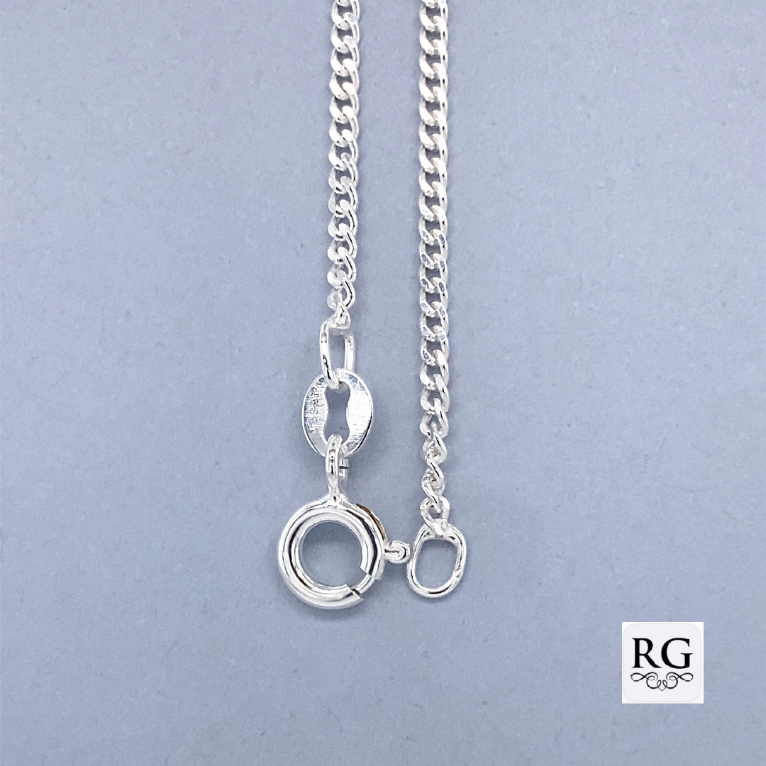 925 CURB LINK CHAIN - 1.7MM <br/>M15596 - Image 2
