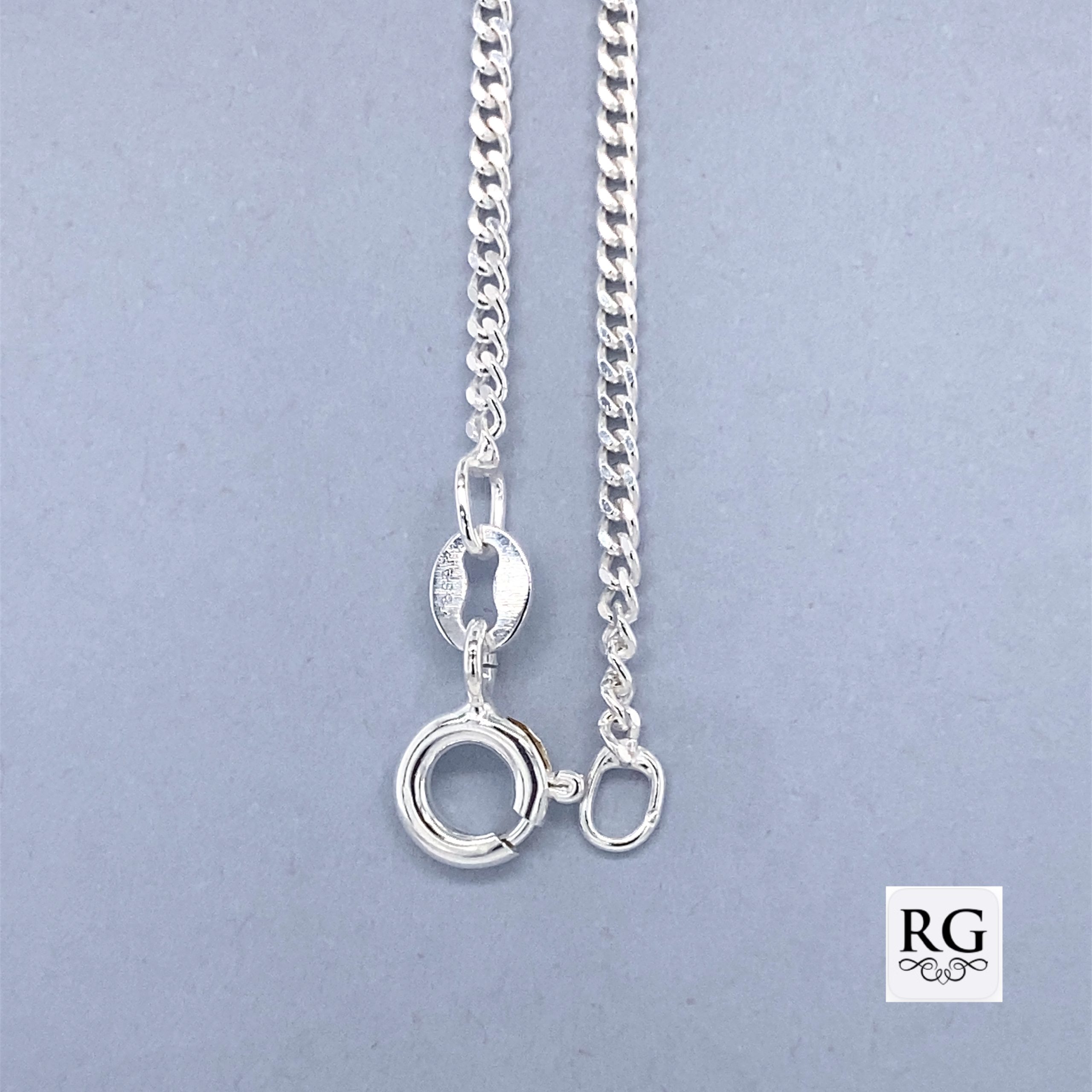925 CURB LINK CHAIN - 1.7MM <br/>M15596 - Image 3