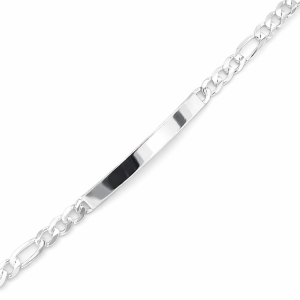 925 ID 3X1 FIGARO BRACELET - 4.5MM - 21CM - 8.3g <br/>M15605.21