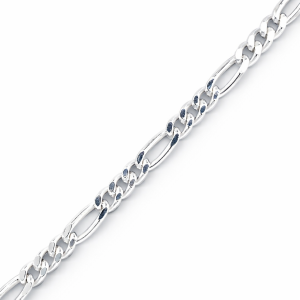 925 3X1 FIGARO BRACELET+CHAIN - 2.7MM <br/>M15612