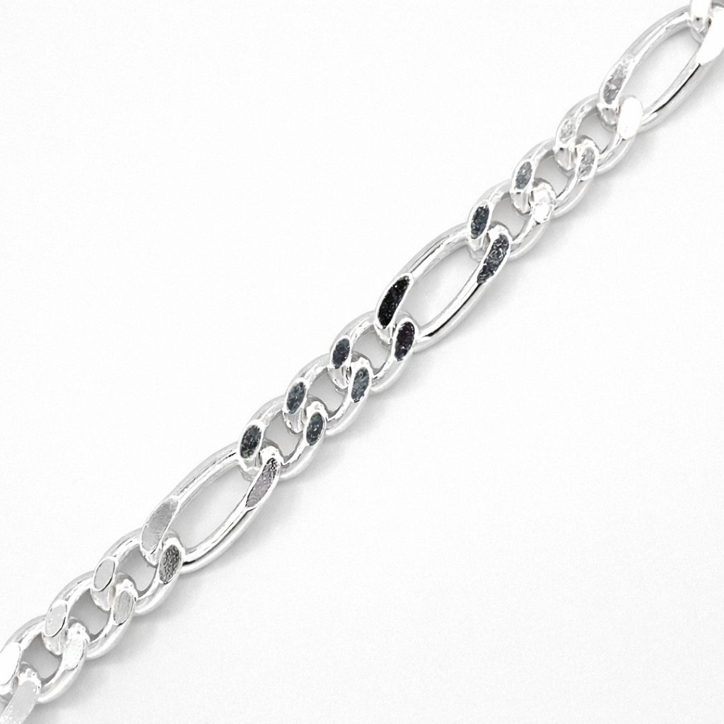 925 3X1 FIGARO BRACELET+CHAIN - 3.5MM <br/>M15613