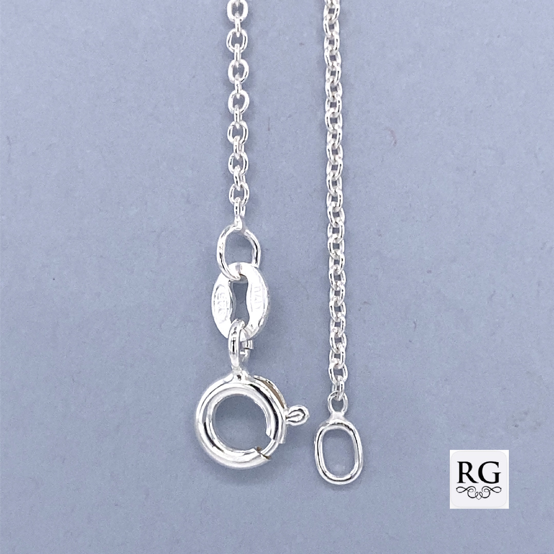 925 ANCHOR LINK ANKLET- 1.3MM - 24CM - 1.12g <br/>M15620.24 - Image 2