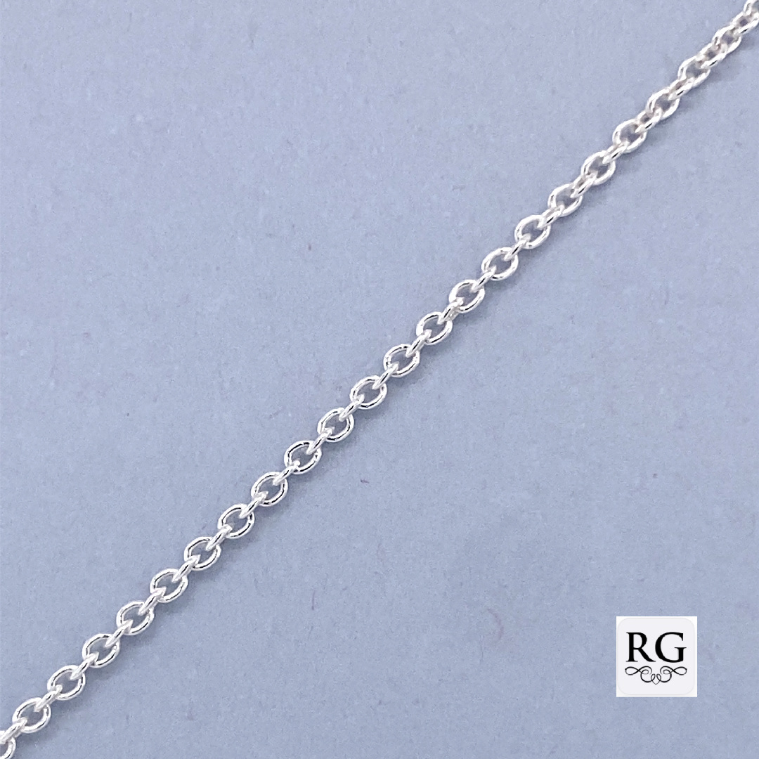 925 ANCHOR LINK ANKLET- 1.3MM - 24CM - 1.12g <br/>M15620.24