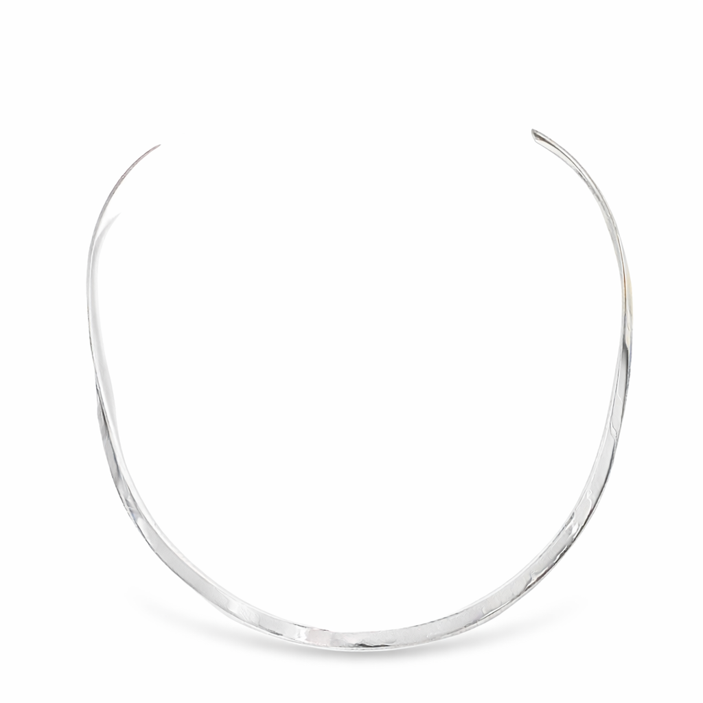 925 PLAIN SOLID CHOKER - 4MM - 45CM - 19.7g <br/>M15638