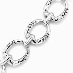 925 OXI ELECTROFORM OPEN LINK BRACELET 25MM 25g <br/>M15665.22