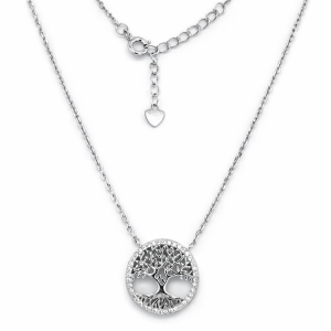 925 CZ PAVE TREE OF LIFE ANCHOR CHAIN - 16MM  2.9g <br/>M15762.42