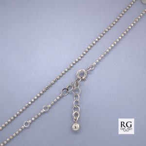 925 BALLS LINK ANKLE CHAIN - 1.5MM <br/>M15768.24