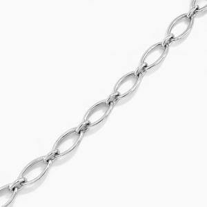 925 RH PL OVAL+RND LINK BRACELET - 8MM - 12.3g <br/>M15816.19