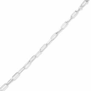 925 PAPERCLIP LINK BRACELET+CHAIN - 2.3MM <br/>M15836