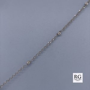 925 RH PL BALLS ON BELCHER BRACELET - 2+3MM  1.85g <br/>M15842.19